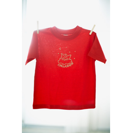 Vildängel t-shirt änglabarn röd