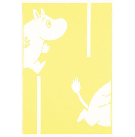 Ekelund Barnfilt Moomin Goes Yellow