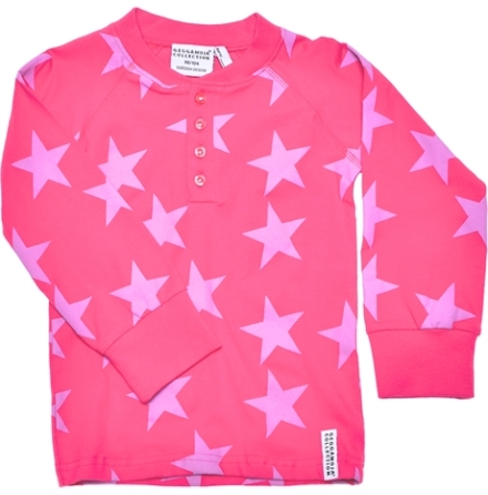 Geggamoja Sweater Grandpa Star Pink