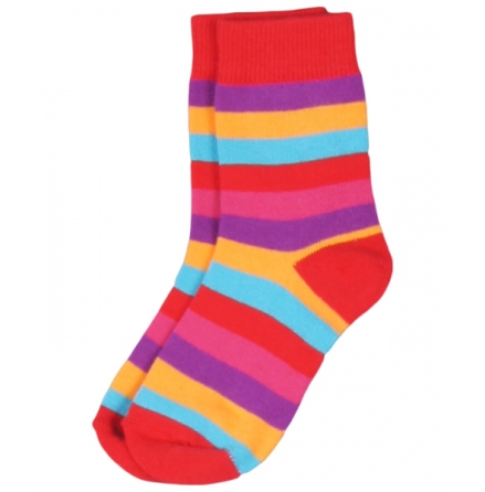 Maxomorra Socks Multired Stripe