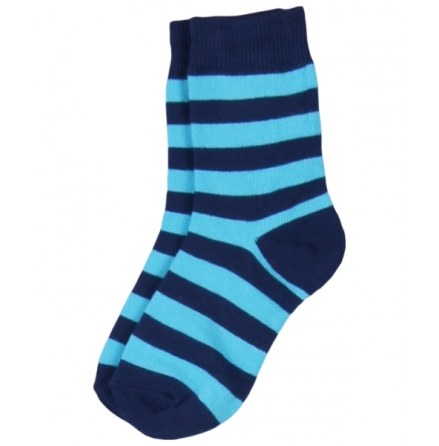 Maxomorra Socks Petrol/Turquoise Stripe